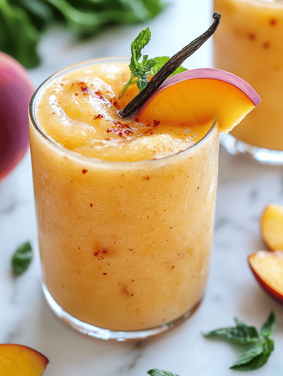 The Secret Ingredient: Peach Slushie with a Twist