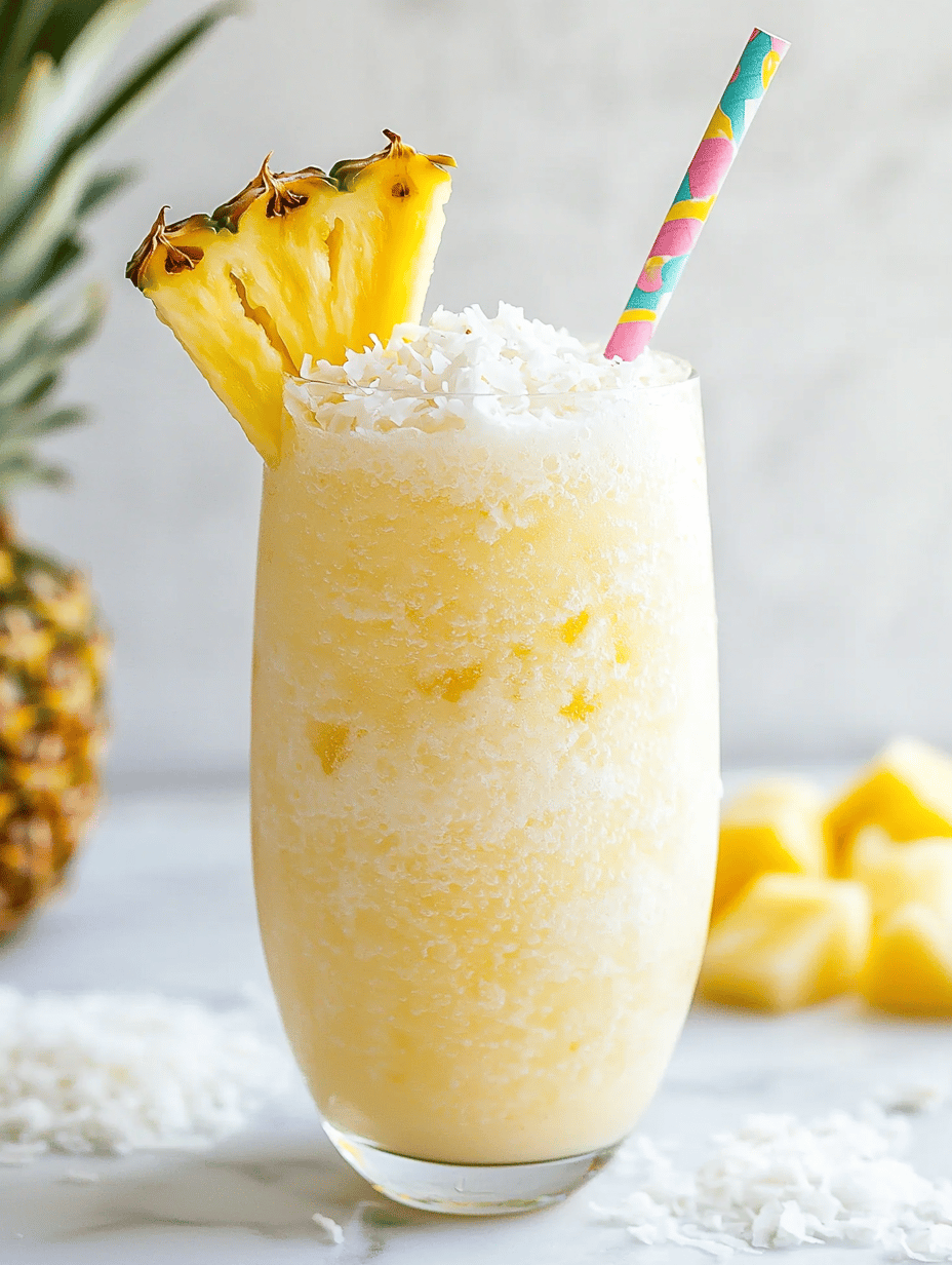 Chilling Secrets: The Unexpected Art of Pineapple and Coconut in a Slushie