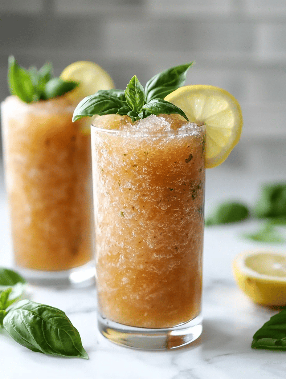 Chill Out with the Most Unexpected Iced Tea Slushie Twist