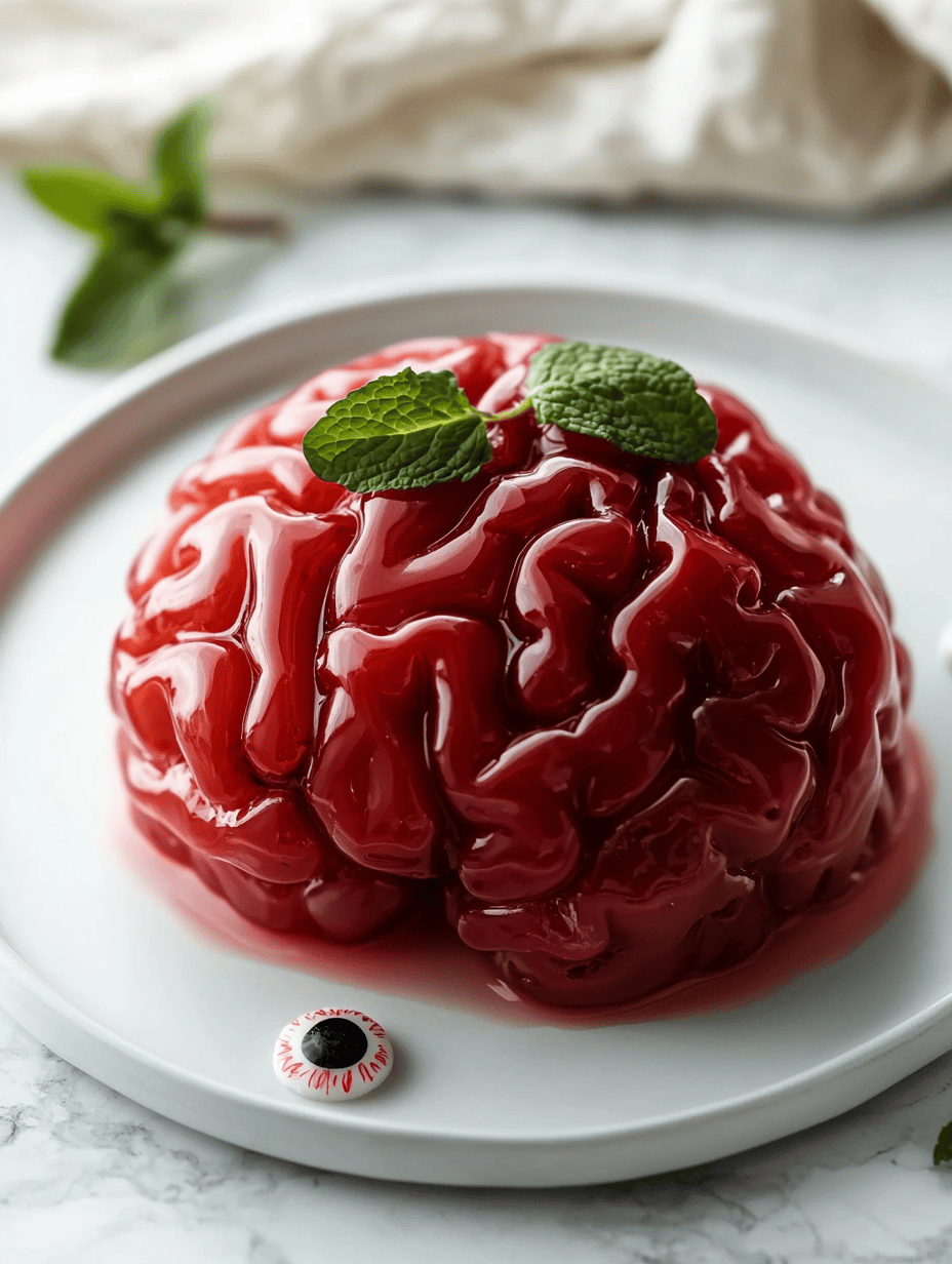 Ghastly Gourmet: Halloween Brain Jello Mold