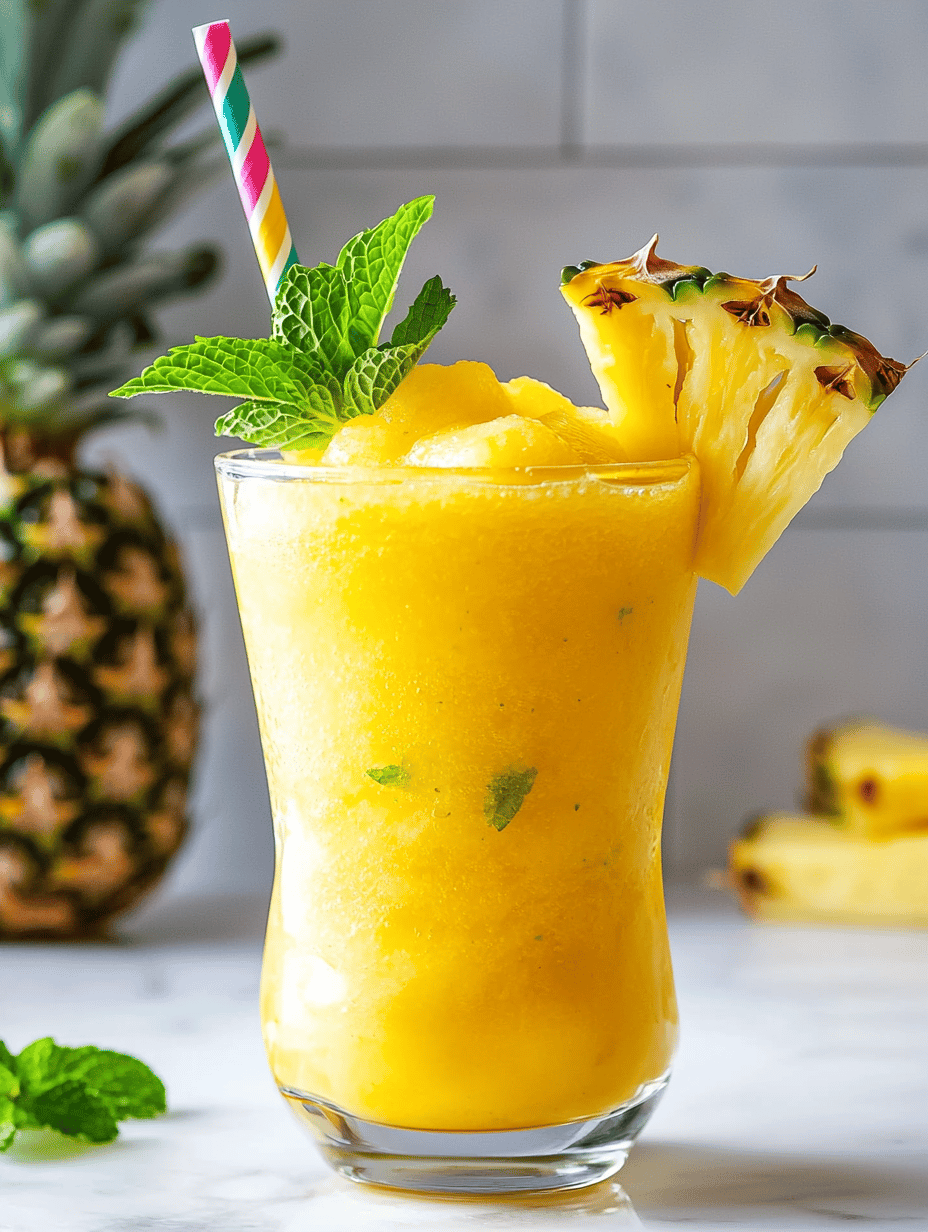 The Surprising Charm of Pineapple Slushie: A Tropical Escape in Every Sip