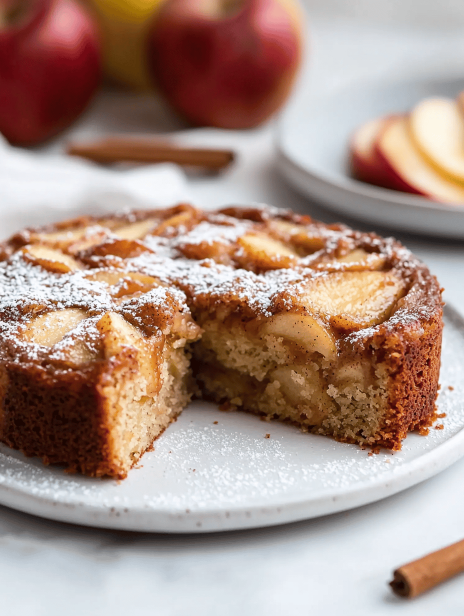 Hidden Spice Twist on Classic Apple Cake