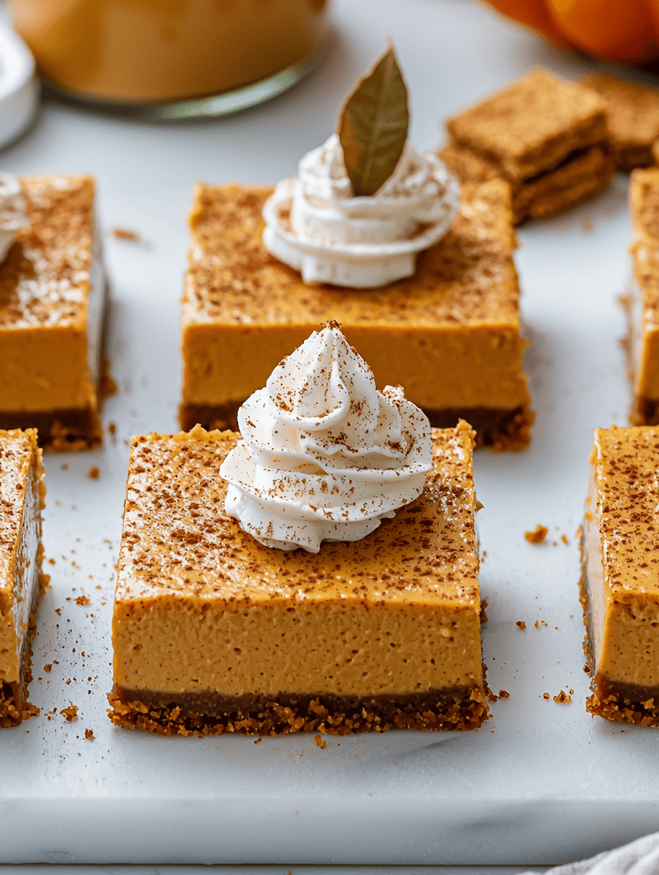 Spooky Sweetness: Halloween Pumpkin Cheesecake Bars You Can’t Miss
