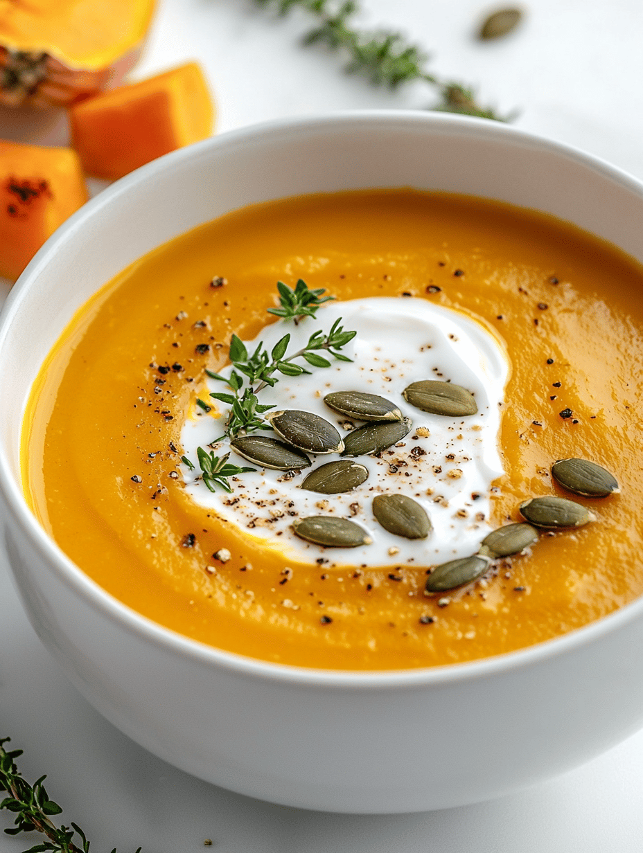 Velvety Autumn: The Unconventional Charm of Roasted Butternut Squash Soup