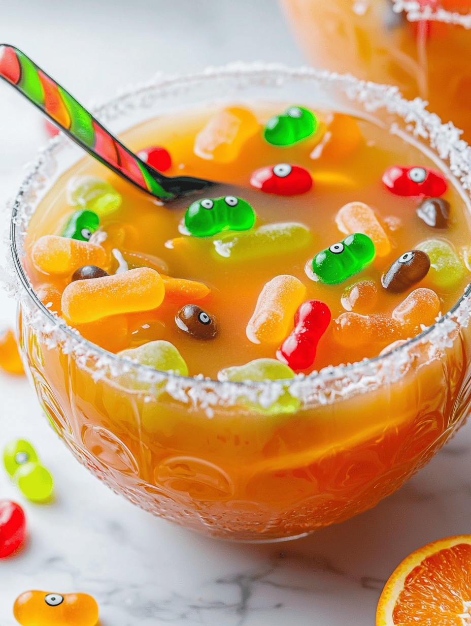 Spooky Spirited Splash: The Halloween Monster Mash Punch