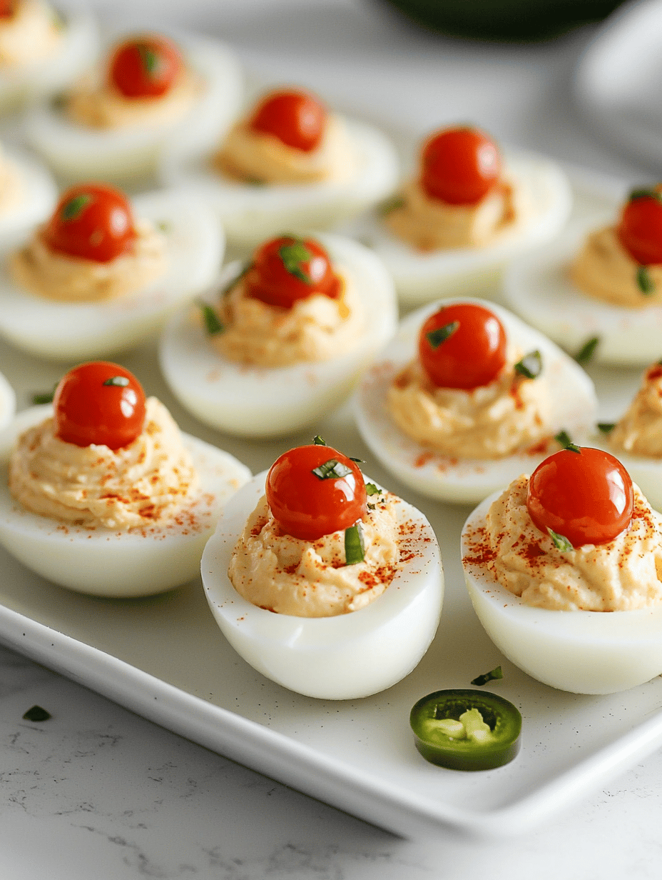 Spooky Halloween Deviled Egg Eyeballs for a Ghoulish Party