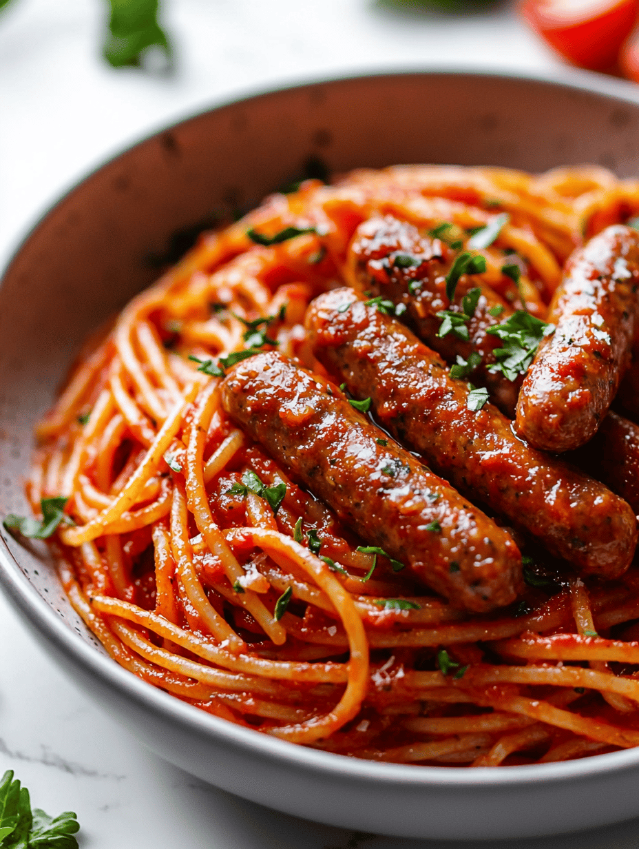 Spine-Chilling Halloween Bloody Spaghetti with Sausage Fingers