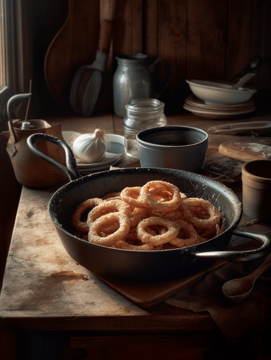 Onion Rings That Crackle: A Home Frying Note